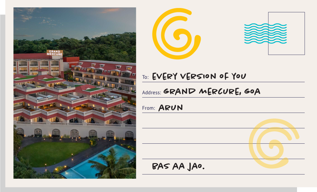 Creativegarh reunion postcard collage